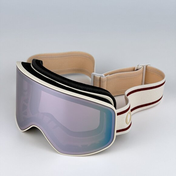 NEW Chloe CH0072S 001 White Beige Violet Mirror Zeiss Ski Mask Women Sunglasses - Picture 4 of 16